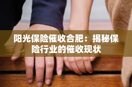 阳光保险催收合肥：揭秘保险行业的催收现状