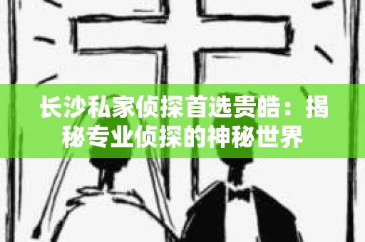 长沙私家侦探首选贵皓：揭秘专业侦探的神秘世界